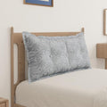 WOWMAX Headboard Pillow Twin XL Dorm Bolster Reading Pillow by WOWMAX