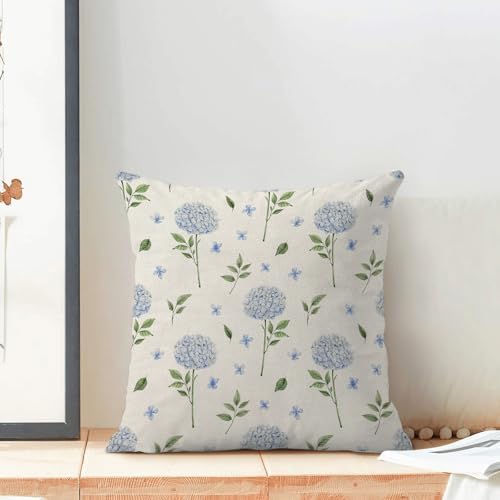 AEIOAE Spring Pillow Covers 18x18 Inch Set of 2, Floral Summer Outdoor Seasonal - Image 3