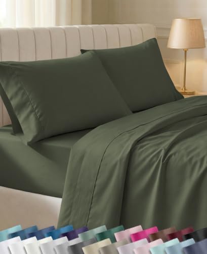California Design Den Soft 100% Cotton 3 Pc Twin XL Size Bedsheets Set by CaliforniaDesignDen