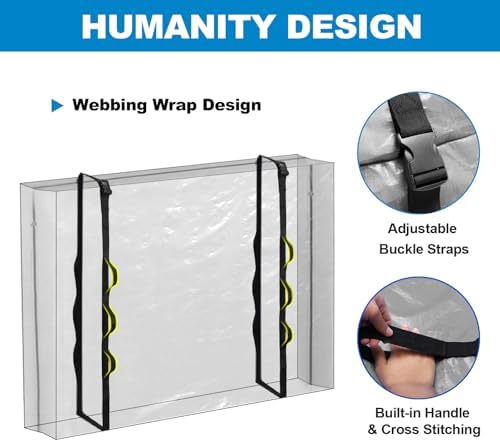 TICONN Mattress Bags for Moving, Heavy Duty Mattress Cover Storage Bag - Image 5