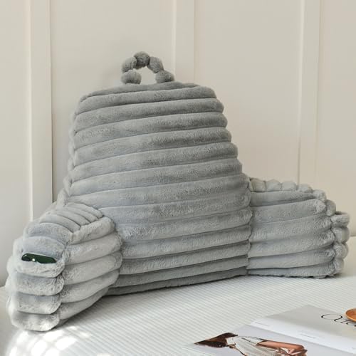Large Reading Pillow for Adults, Back Support Pillow for Sitting Up in Bed by YAOSHUHO