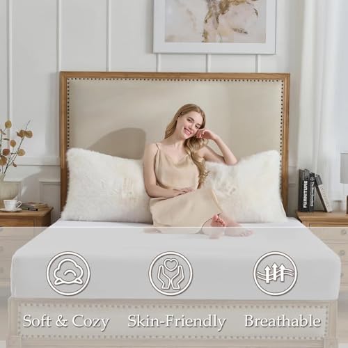 20x54 inch Luxury Fluffy Body Pillow Cover, Shaggy Furry Body Pillowcase - Image 4