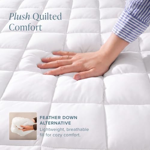 Bare Home Quilted Fitted Mattress Pad - Image 5