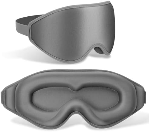 FlyCoco 99% Fully Block Out Light Eye Sleep Mask, 3D Deep Contoured Eyes Cover by Unknown