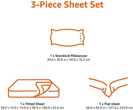 Amazon Basics Lightweight Super Soft Easy Care Wrinkle-Free Breathable Brushed - Image 6