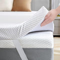 SINWEEK 2 Inch Gel Memory Foam Mattress Topper Full Size, Ventilated High by SINWEEK