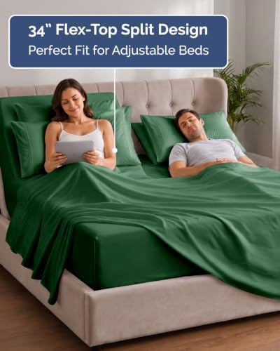 Extra Deep Flex Top Split Head King Sheet Set - Image 3