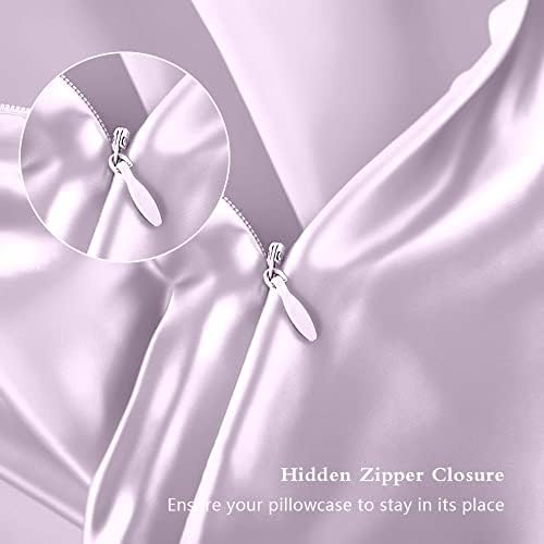 Silk Pillow Cases 2 Pack, Mulberry Silk Pillowcases Standard Set of 2, Anti Acne - Image 3