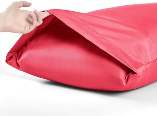 MILVOWOC Brushed Microfiber King Pillowcases, Hot Pink, 20 x 36 Inch - Image 5