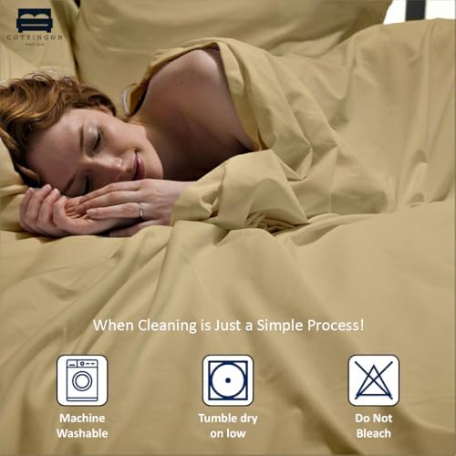 Cottingon RV King Bed Linen Set, 400 TC Egyptian Cotton, 100% Pure Long Staple - Image 5