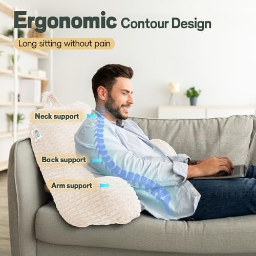 21" Higher Large Reading Pillow - Image 4