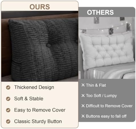 Headboard Pillow King, Triangle Pillows - Image 2
