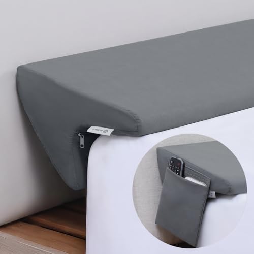 Vekkia King Bed Wedge Pillow for Headboard, Bed Gap Fille, Cover 0-6" Gap by Vekkia