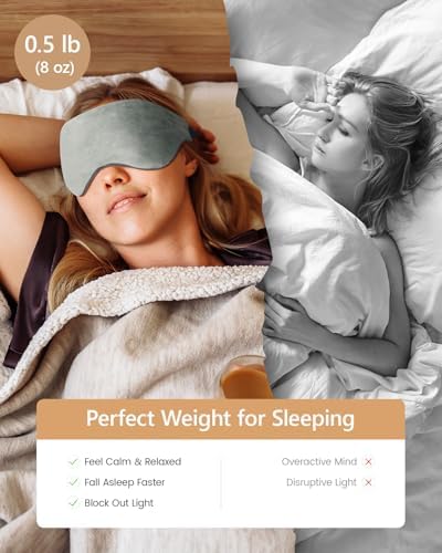 Mr. Sandman Weighted Eye Mask for Sleeping, 0.5 lbs - Image 6