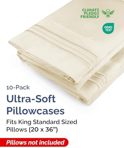 King Standard Pillow Cases Set of 10 - Image 2