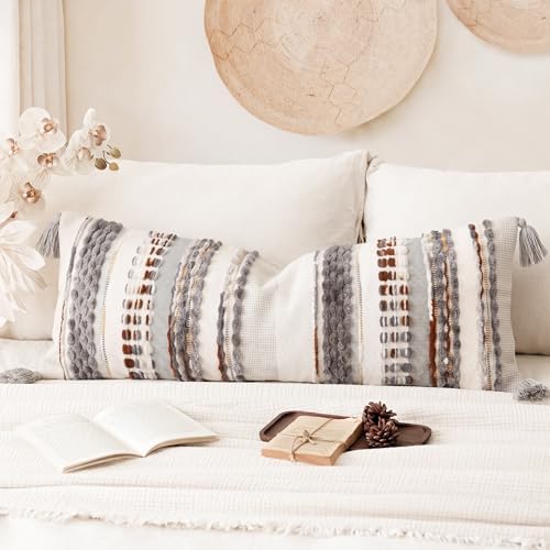 NUYECY Chenille and Cotton Long Pillow by NUYECY