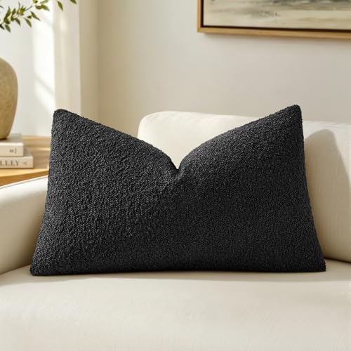 MIULEE Textured Boucle Lumbar Pillow Cover by MIULEE