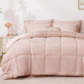 Love's cabin California King Comforter Set Blush Pink, 7 Pieces California King by Lovescabin