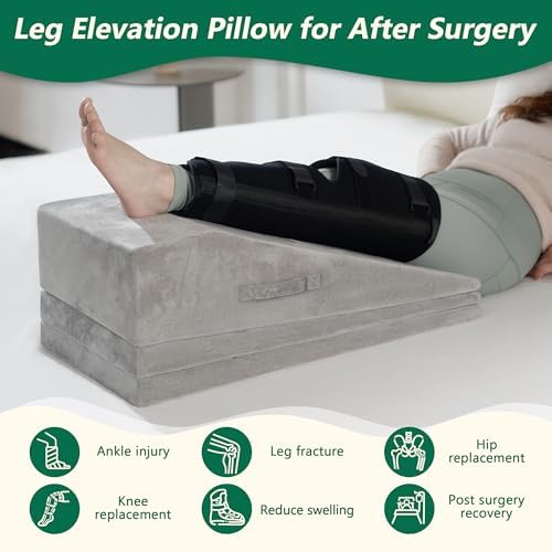 3 Heights Leg Elevation Pillow Blood Circulation, L 29" - Image 4