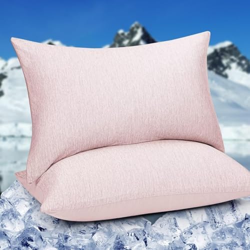 HOMFINE Cooling Pillowcases for Hot Sleepers Standard Set of 2 by HOMFINE