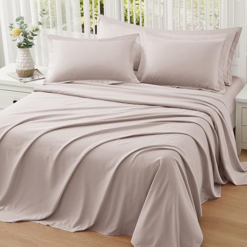 Homiest Beige Pillow Shams King Size Set of 2, 2-Inch Flange - Image 7