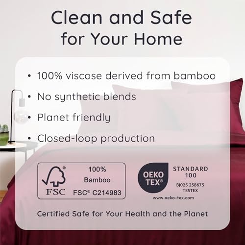 Bambaw 100% Viscose Derived from Bamboo Fitted Sheet Twin XL - Image 7