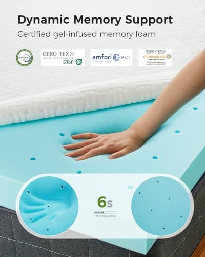PERLECARE Full XL 3 inch Cooling Mattress Topper - Image 3