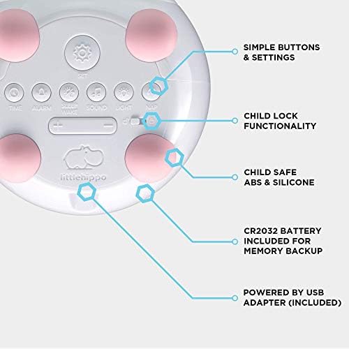 LittleHippo Mella: Kids Alarm Clock, Ready to Rise Children's Sleep Trainer - Image 5