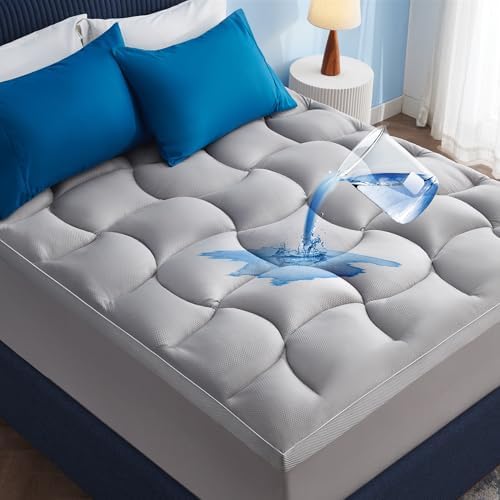 Bedsure Waterproof Mattress Topper Queen by BEDSURE