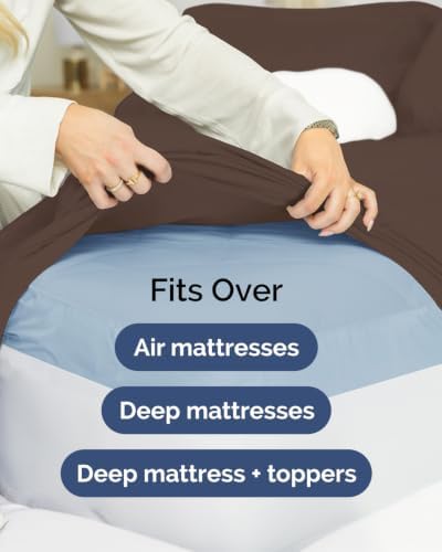 CGK Linens 2 Pack Extra Deep Full Fitted Sheets - Image 7
