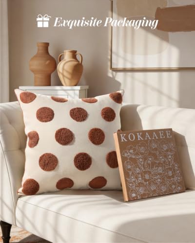 Fall Embroidered Throw Pillow Cover 20x20 Inch - Image 6