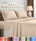 California King Sheets Set, 4 Pieces 16" Deep Pocket Bed Sheets by UTOPIABEDDING