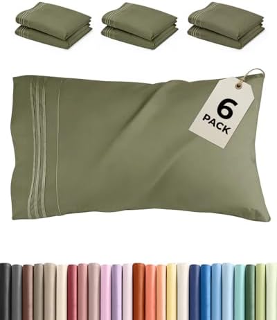 Queen Pillow Cases Set of 6 by CGKUnlimited
