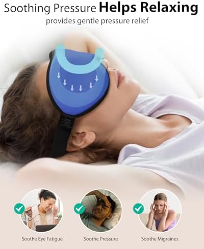 MABAO Weighted Sleep Mask, 100% Blackout Blindfold - Image 4