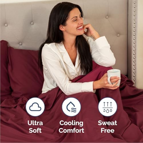 Queen 6 Piece Bed Sheet Set - Image 4