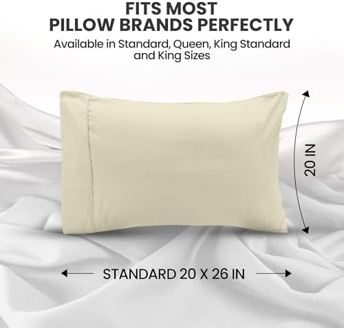 Pillow Covers Standard Set of 12, Soft and Comfy Pillow Cases - Image 2
