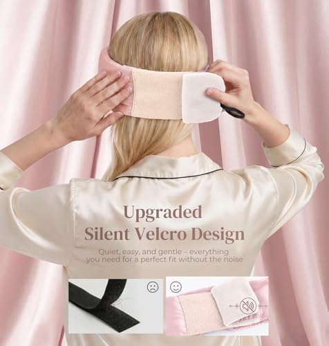 LC-dolida 3D Silk Bluetooth Sleep Mask, Mulberry Silk Sleep Mask - Image 6