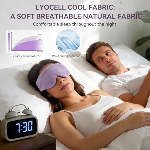 Lyocell Weighted Sleep Eye Mask - Image 5