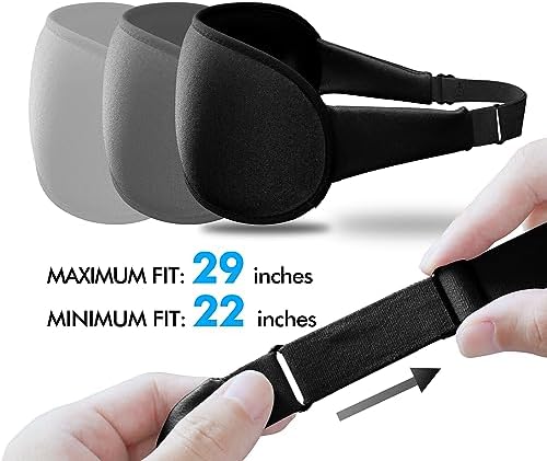 Sleep Mask for Men and Women, 3D Blackout Eye Mask for Side Sleepers - Image 4