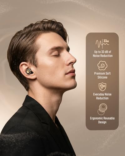 Reusable Ear Plugs for Sleeping, Travel & Work, Secure Fit, Portable - Image 2