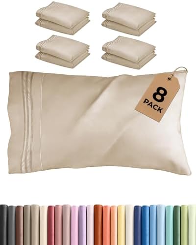 King Standard Pillow Cases Set of 8 by CGKUnlimited