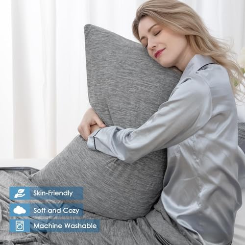 CHOSHOME Cooling Pillow Cases Zipper Pillow Covers Q-Max > 0.45 Zippered - Image 6