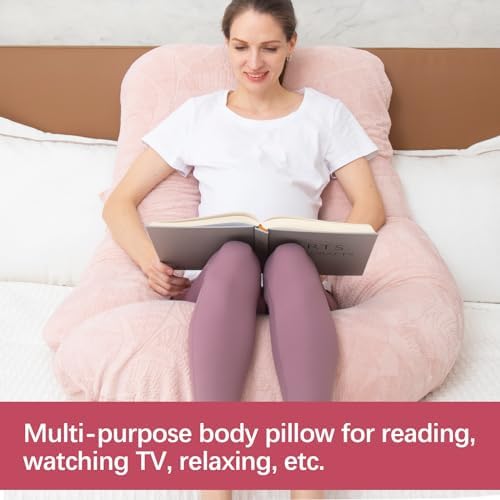 MOON PINE Pregnancy Pillow, U Shaped Full Body Pillow - Image 5