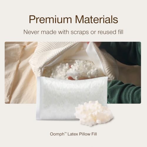 Coop Home Goods Extra Oomph Latex Pillow Fill, Extra Fill Bag of Cross-Cut - Image 3