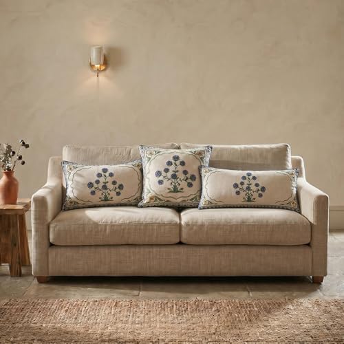patdrea Designer Vintage Linen Throw Pillow Cover - Image 3