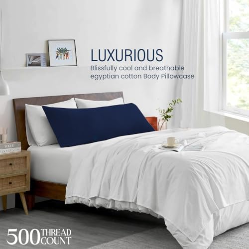 Body Pillow Cover with Zipper 20x72 Cotton Long Body Pillowcase Lumbar Pillow - Image 3