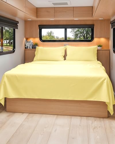 Short Queen Size 4 Piece Bed Sheet Set by CGKUnlimited