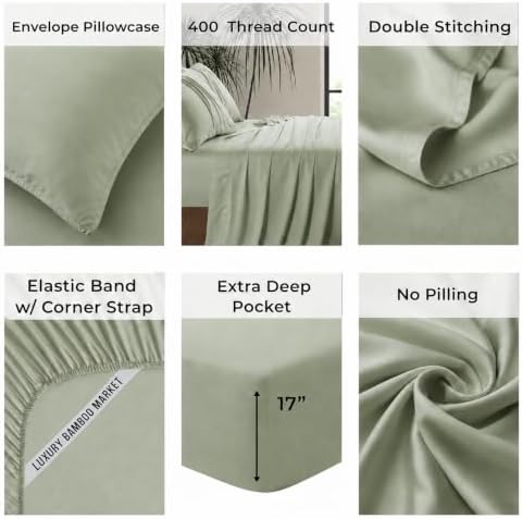 Queen Envelope Pillowcase Set | 100% Viscose | Organically Grown | Ultra Soft | - Image 3