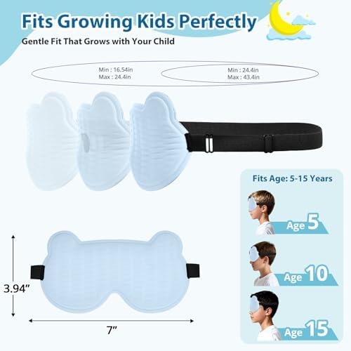 Kids Sleep Mask, 3D Contoured Eye Mask - Image 5