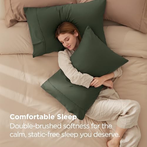 Bedsure Pillow Cases Standard Size Set of 2 - Image 3